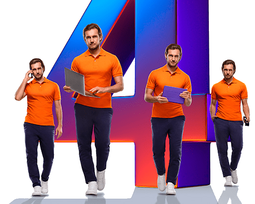 Великолепная четверка Ростелеком в деревне Борисовичи (Псковская область)